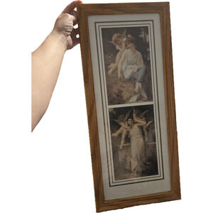 Crystal Art Gallery Framed Cherub Angels Neoclassical Art Print